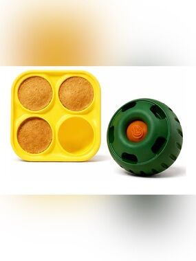 Tough Chew small Dog Treat Toy & Silicone Molds for Pupsicles:Froze dog treat
